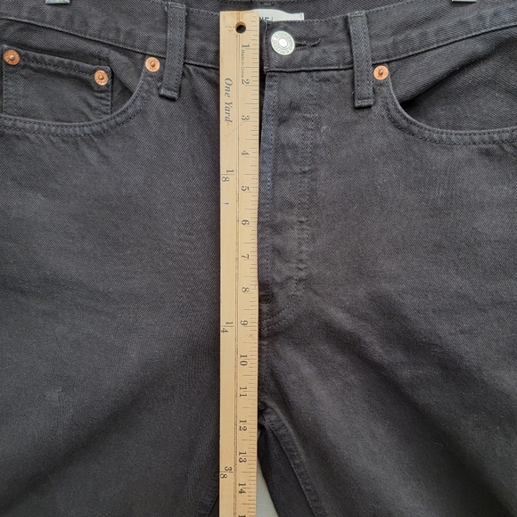 REDONE ORIGINALS HIGH RISE STRAIGHT LEG RAW HEM, SIZE 28 - Picture 8 of 12